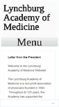 Mobile Screenshot of lynchburgmedicine.org